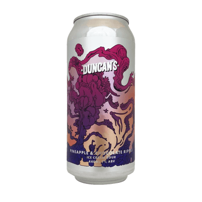 Duncan's Pineapple & Chocolate Ripple Ice Cream Sour 440ml Can