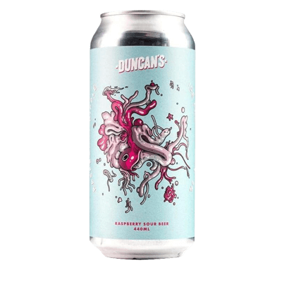 Duncan's Raspberry Ripple Ice Cream Sour 440ml Can