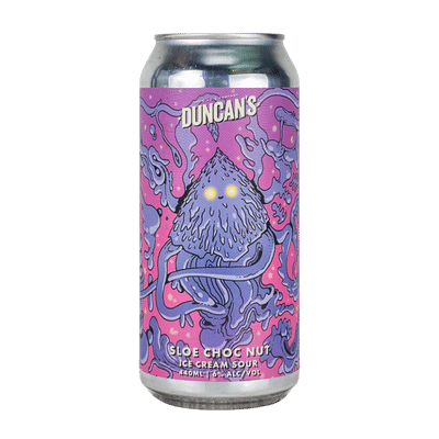 Duncan's Sloe Choc Nut Ice Cream Sour 440ml Can