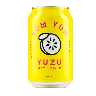 Duncan's Yum Yum Yuzu Dry Lager 330ml Can