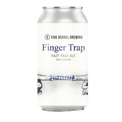 Five Barrel Finger Trap Hazy Pale Ale 440ml Can