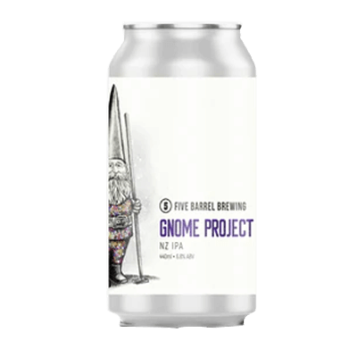 Five Barrel Gnome NZ IPA 440ml Can
