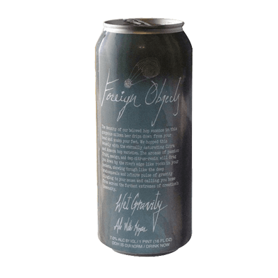 Foreign Objects Wet Gravity Hazy IPA