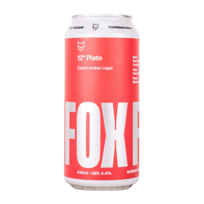 Fox Friday 12 Plato Czech Amber Lager 440ml Can