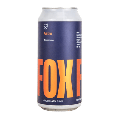 Fox Friday Astro Amber Ale 440ml Can