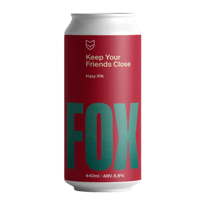 Fox Friday Keep Your Friends Close Hazy IPA 440ml Can