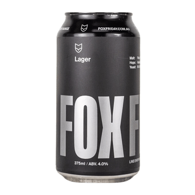 Fox Friday Lager 375ml Can