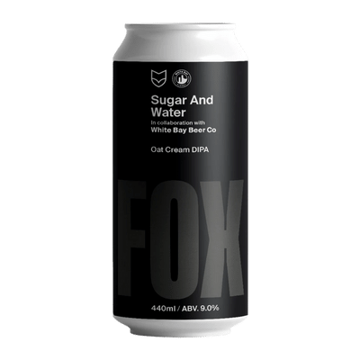 Fox Friday x White Bay Sugar And Water Oat Cream DIPA 440ml Can