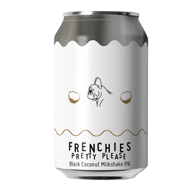 Frenchies Pretty Please Black Coconut Milkshake IPA 330ml Can