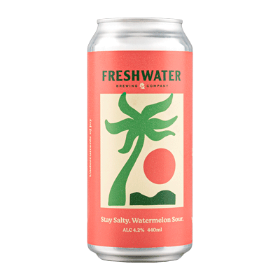 Freshwater Stay Salty Watermelon Sour 440ml Can