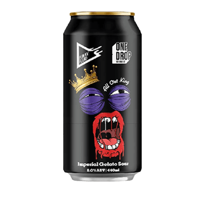 One Drop/Funky Fluid All Out King Imperial Gelato Sour Ale 440ml Can