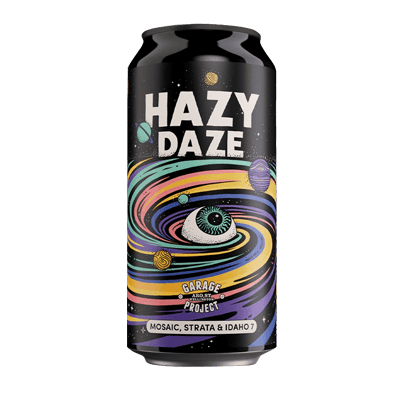 Garage Project Hazy Daze Mosaic, Strata & Idaho 7 Hazy Pale Ale 440ml Can