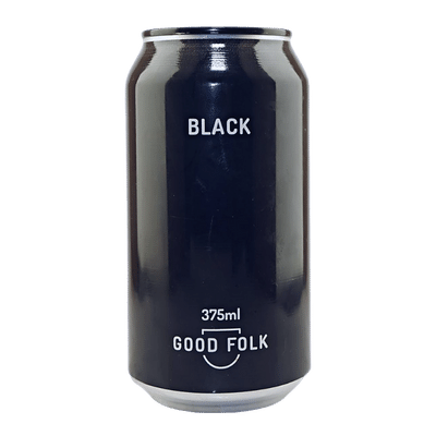 Good Folk Black Lager 375ml Can
