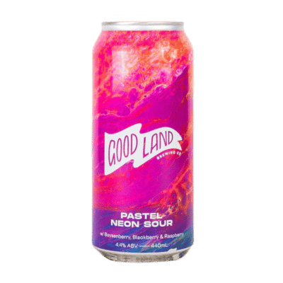 Good Land Pastel Neon Boysenberry, Blackberry & Raspberry Sour 440ml Can