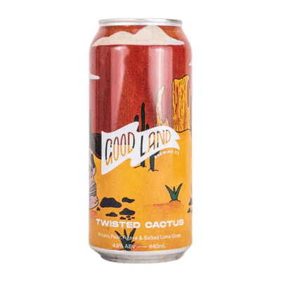 Good Land Twisted Cactus Prickly Pear, Agave & Lime Salted Gose 440ml Can