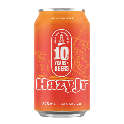Green Beacon Hazy Jr 375ml Can