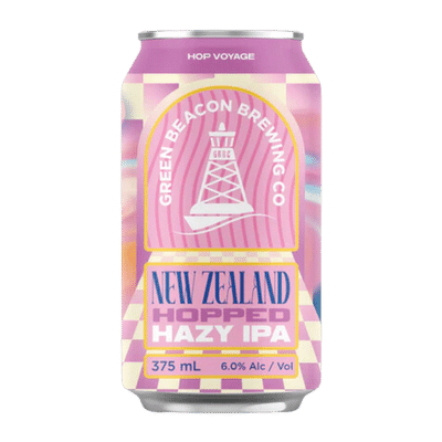 Green Beacon NZ Hopped Hazy IPA 375ml Can
