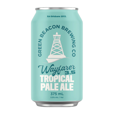 Green Beacon Wayfarer 3.5% Tropical Pale Ale 375ml Can
