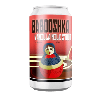 Hargreaves Hill Babooshka Vanilla Milk Stout 375ml Can