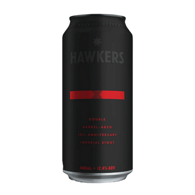Hawkers 10th Anniversary Double BA Imperial Stout 440ml Can