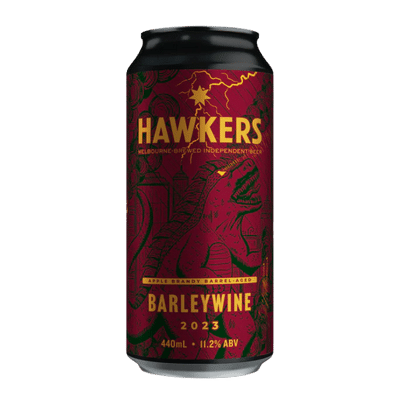 Hawkers Apple Brandy Barrel-Aged Barleywine 2023 440ml Can