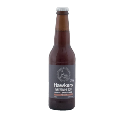 Hawkers Aquavit Barrel-Aged Peach Wheatwine 2018