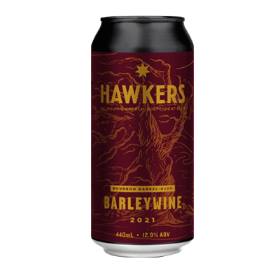 Hawkers BBA Barleywine 2021 440ml Can