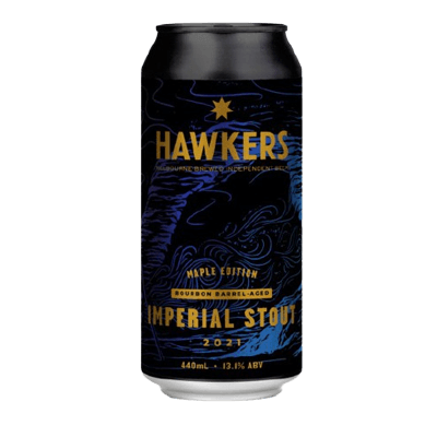 Hawkers Bourbon Barrel Aged Maple Imperial Stout 2021