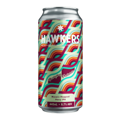 Hawkers Emerging Patterns Mosaic-Hopped Hazy IPA 440ml Can