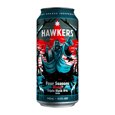 Hawkers Four Seasons Winter Triple Black IPA 440ml Can