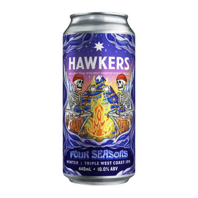 Hawkers Four Seasons Winter Triple West Coast IPA 440ml Can