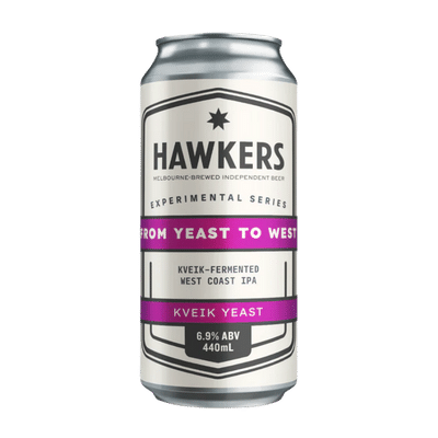 Hawkers From Yeast to West Kviek-Fermented West Coast IPA 440ml Can