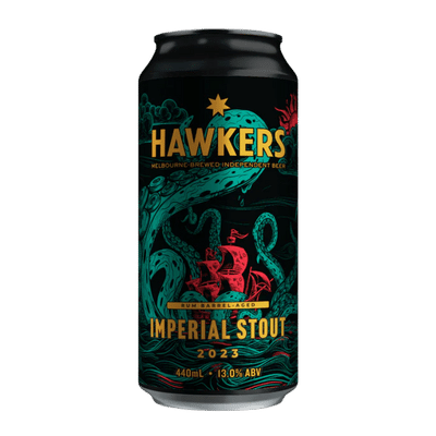 Hawkers Rum Barrel-Aged Imperial Stout 2023 440ml Can