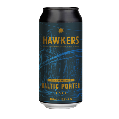 Hawkers Rum Barrel Aged Baltic Imperial Porter 2021 440ml Can