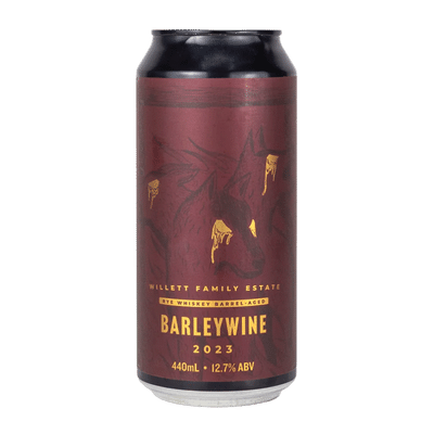 Hawkers Willett Family Estate Rye Whiskey Barrel-Aged Barleywine 2023 440ml Can
