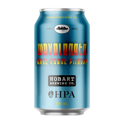 Hobart Brewing Co x HPA Wavelength West Coast Pilsner 375ml Can