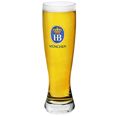 Hofbrau Munchen Wheat Beer Glass 500ml