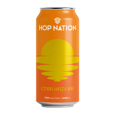 Hop Nation Citra Hazy IPA 440ml Can
