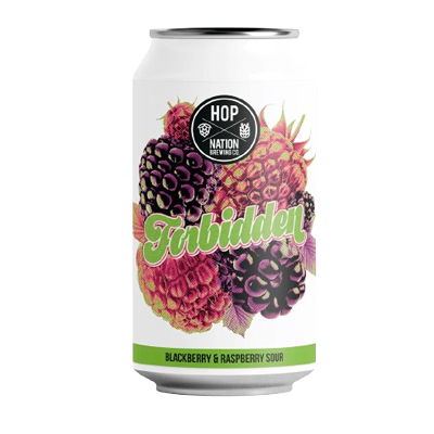 Hop Nation Forbidden Blackberry & Raspberry Sour 375ml Can