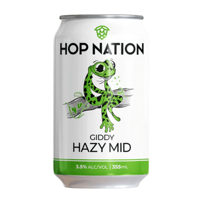 Hop Nation Giddy Hazy Mid 355ml Can