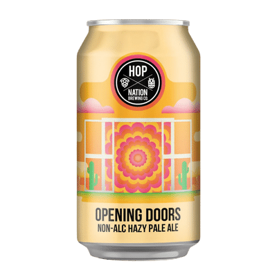Hop Nation Opening Doors Non-Alc Hazy Pale Ale 375ml Can