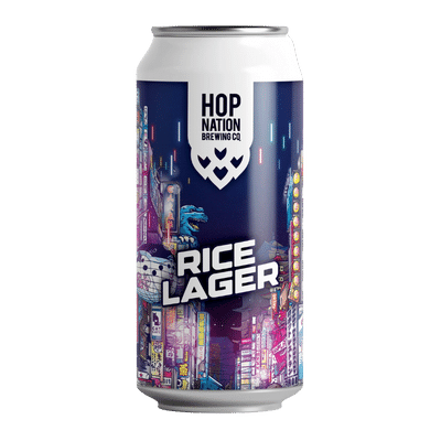 Hop Nation Rice Lager 440ml Can