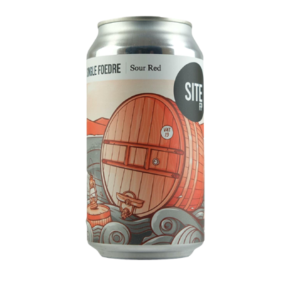 Hop Nation Site Single Foudre Sour Red Ale 375ml Can