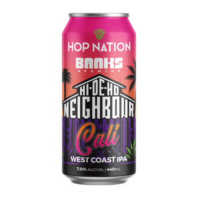 Hop Nation x Banks Hi-De-Ho Neighbour Cali WCIPA 440ml Can