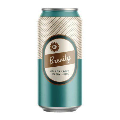 Kicks Brevity Helles Lager 440ml Can