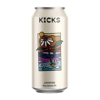 Kicks Juxtapose Hazy IIPA 440ml Can