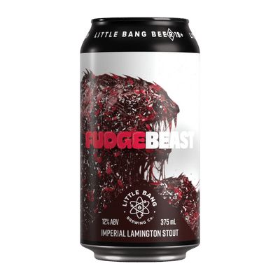Little Bang Fudgebeast Imperial Lamington Stout 375ml Can