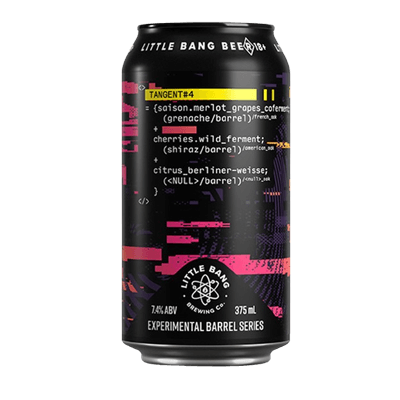 Little Bang Tangent #4 Berliner Weisse Experimental Barrel Series 375ml Can