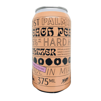 Lost Palms Peach Seltzer