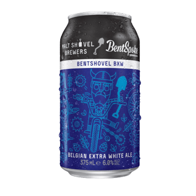BentSpoke/MaltShovel Bentshovel BXW Belgian Extra White Ale 375ml Can